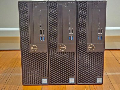 4 x Dell Desktops i5-9500, 512GB SSD, 16G RAM, Win11 & Office21.