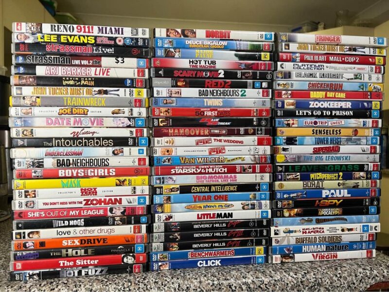 75 x Comedy DVD Bundle Cheap At Only 50 Cents Each