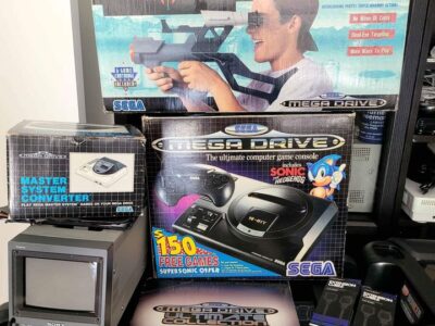 Rare Boxed Sega Megadrive, Games And Accessories Pack.