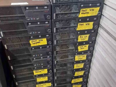 Bulk lot X 24 lenovo desktop pcs for sale