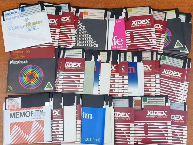 Bulk lot of 70x 5.25inch Vintage Floppy Disks For Vintage Computers.