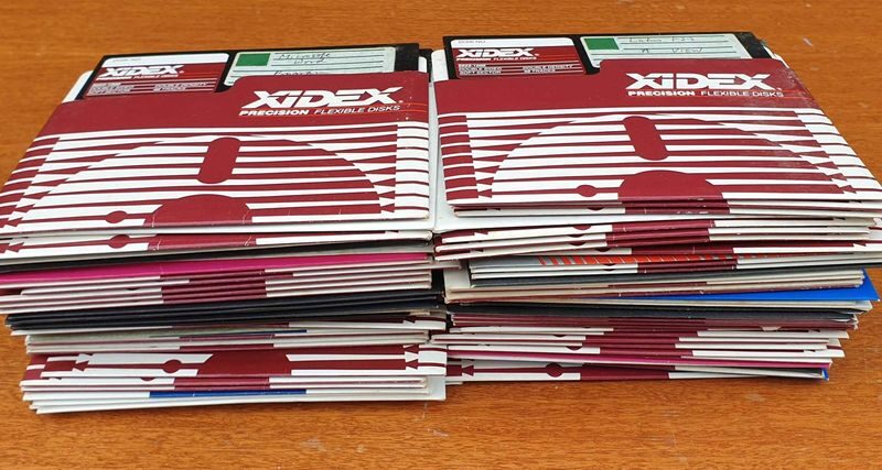 Bulk lot of 70x 5.25inch Vintage Floppy Disks For Vintage Computers.