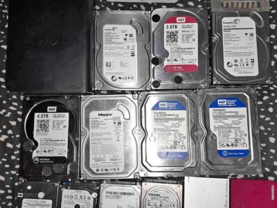 Bulk Lot Of HDDS, 3TB, 4TB, 3.5 Inch, 2.5 Inch Mixed Lot In Good Condition.