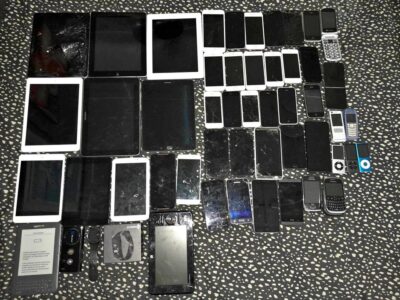 Bulk Lot Of Mobile Phones And Tablets, For Parts Or Repair.