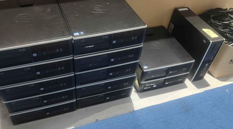 HP desktop SFF PCs i5, 8-16gb ram, 240-500gb HDDs, Tested & Working.