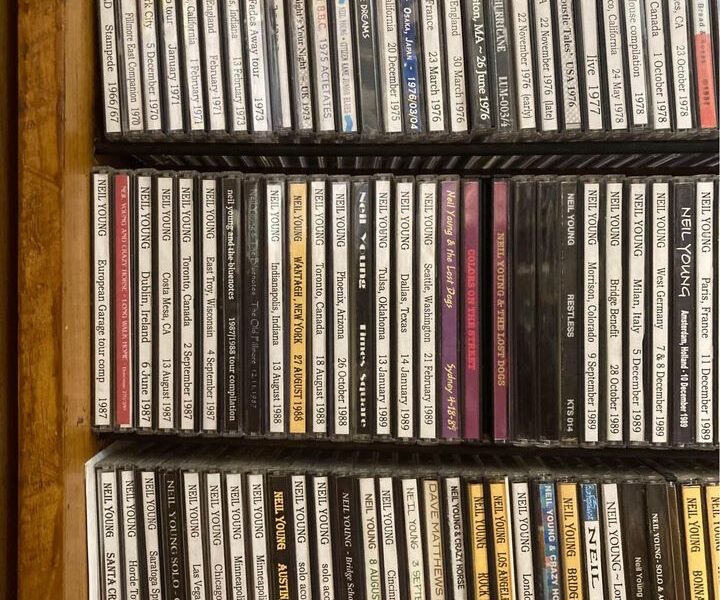 Neil Young Collection Of Rare CDs - Over 160 CDs In Good Condition.