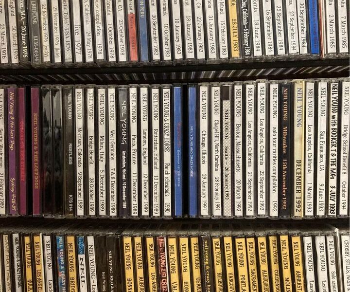 Neil Young Collection Of Rare CDs - Over 160 CDs In Good Condition.