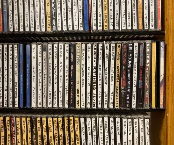 Neil Young Collection Of Rare CDs - Over 160 CDs In Good Condition.