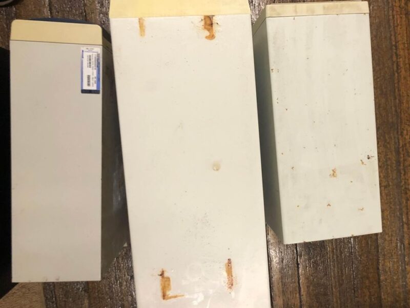 Bulk Lot Of 8X Old PC Cases, White, Vintage Desktop Computer Cases.