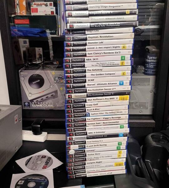 Playstation 2 Model SPCH-30002 With 150 Games And Accessories.