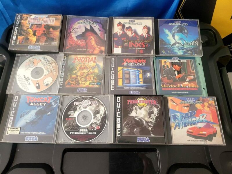 Sega Megadrive II With Mega CD II - 24 Mega CD Games + 24 Megadrive Games.