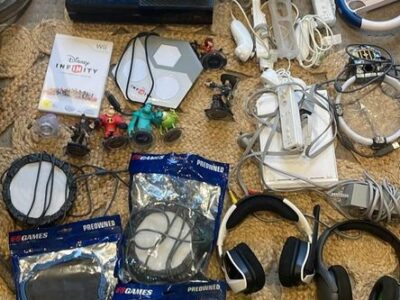 Video Game Lot Sold All Together - Nintendo Wii, PS3, Xbox, Many Accessories.