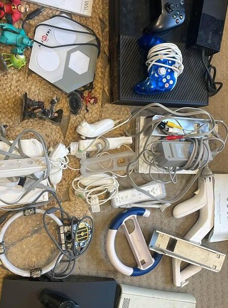 Video Game Lot Sold All Together - Nintendo Wii, PS3, Xbox, Many Accessories.