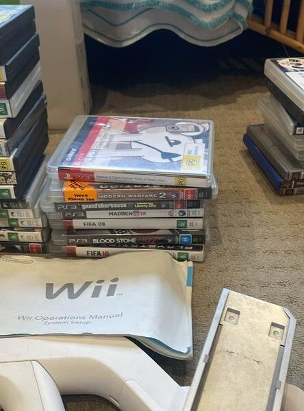 Video Game Lot Sold All Together - Nintendo Wii, PS3, Xbox, Many Accessories.