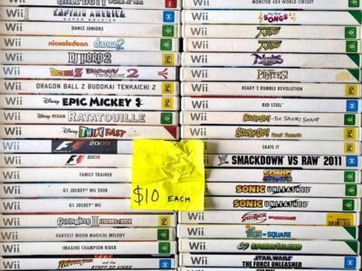 Nintendo Wii Games - $10 Each - Many Top Titles To Choose From!