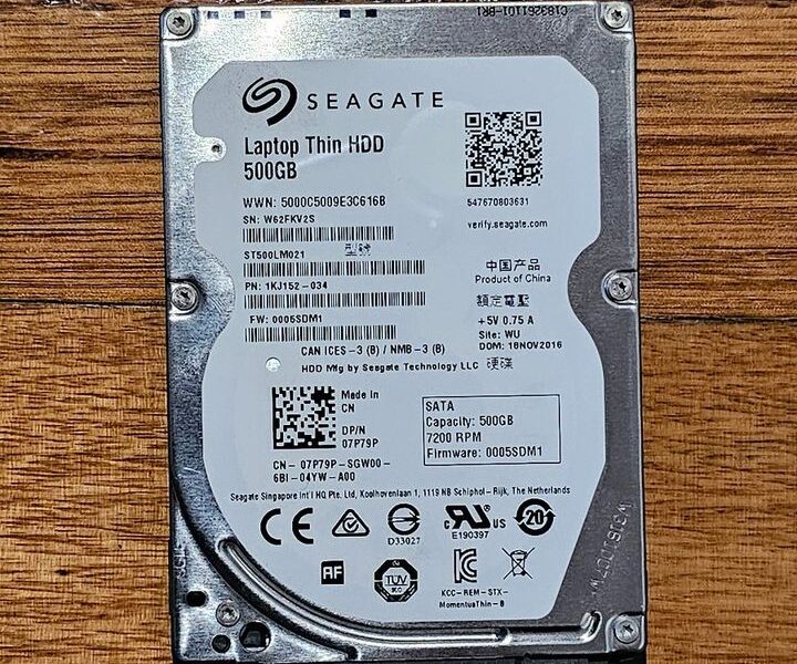 Bulk 2.5 SATA Laptop HDDs 500GB - Tested And Working Condition.