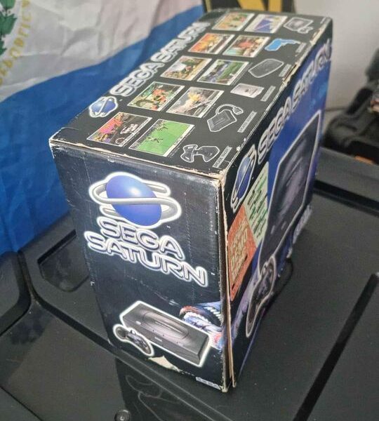 Sega Saturn Boxed Console With Boxed Accessories And 31 Games.